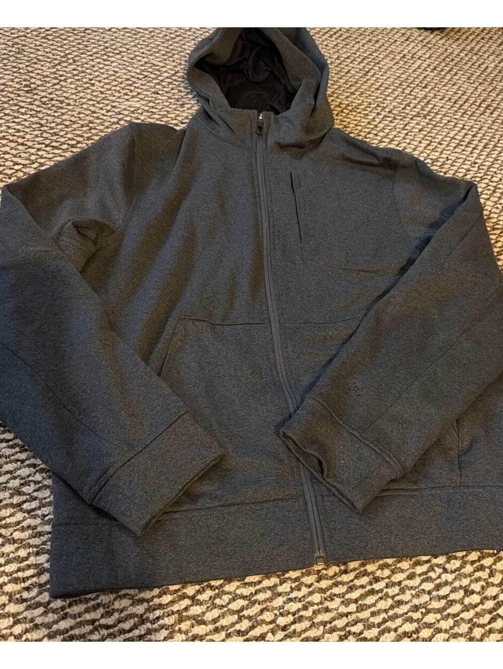 Lululemon City Sweat Zip Hoodie Small Gray Hooded Utility Athleisure Workout